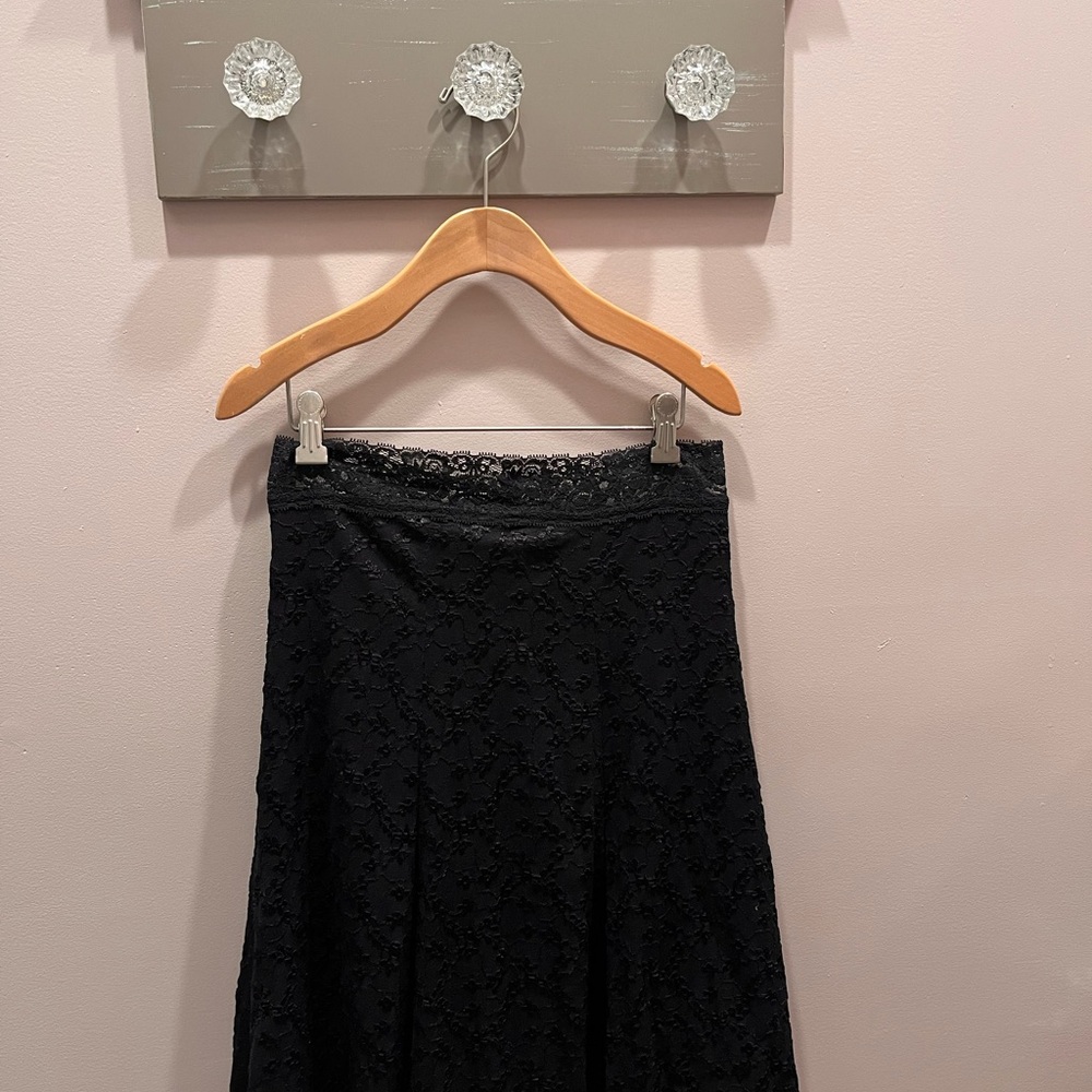 Black Lace Skirt from CAbi size S